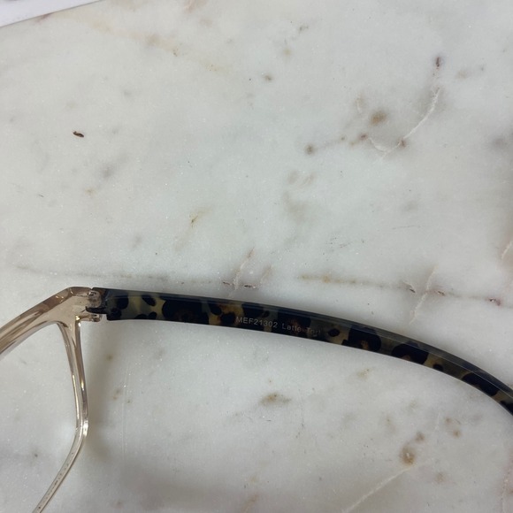 Max Edition MEF21302 Latte Tortoise Clear Lens Glasses Frames Designer - Picture 6 of 8